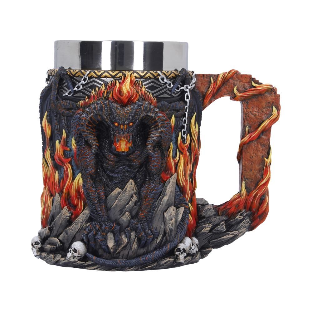 NEMESIS NOW LORD OF THE RINGS BALROG TANKARD 18CM
