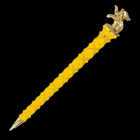 NOBLE COLLECTION Harry Potter Hufflepuff Gold Plated Pen