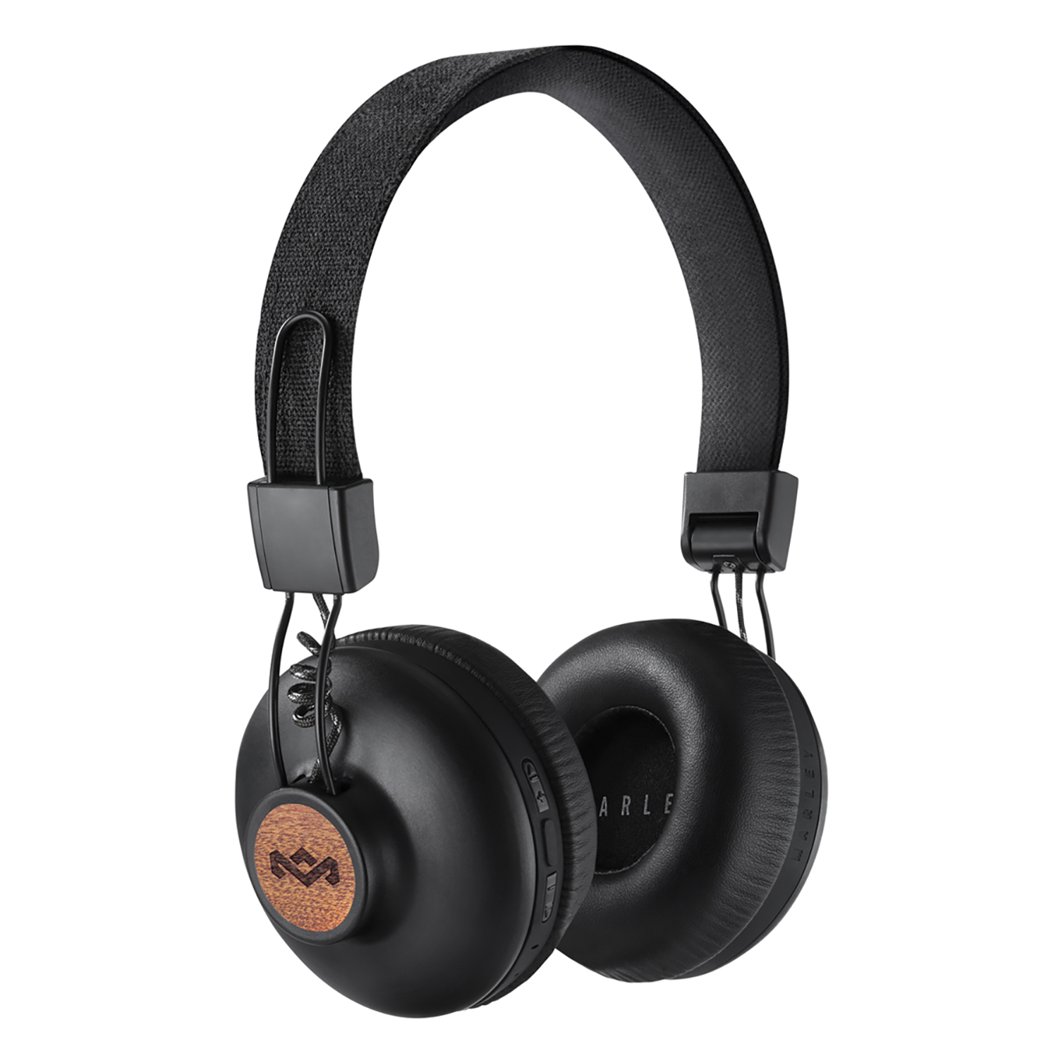 HOUSE OF MARLEY POSITIVE VIBRATION BLUETOOTH SIGNATURE BLACK ON-EAR HEADPHONES