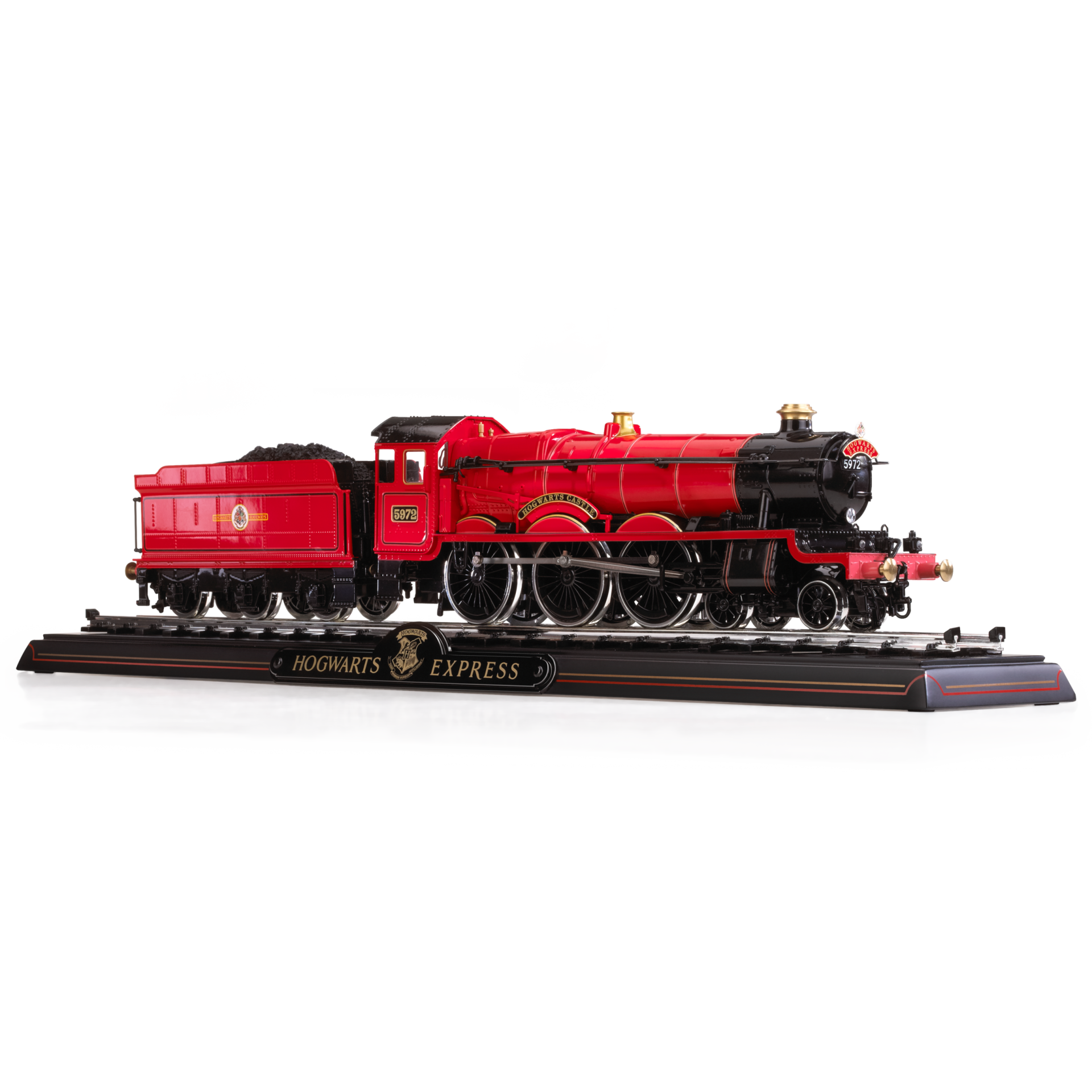 NOBLE COLLECTION - HARRY POTTER - HOGWARTS EXPRESS DIE CAST TRAIN MODEL AND BASE