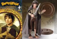 NOBLE COLLECTION Bendyfigs Lord of the Rings Frodo Baggins Figurine