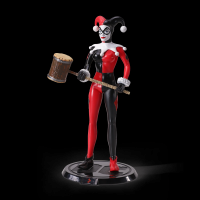 NOBLE COLLECTION Bendyfigs DC Suicide Squad (Comic) Harley Quinn Jester Figurine
