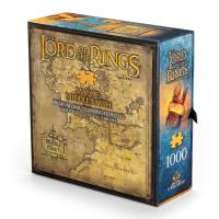 NOBLE COLLECTION Lord of the Rings Middle-Earth Map 1000pc Jigsaw Puzzle