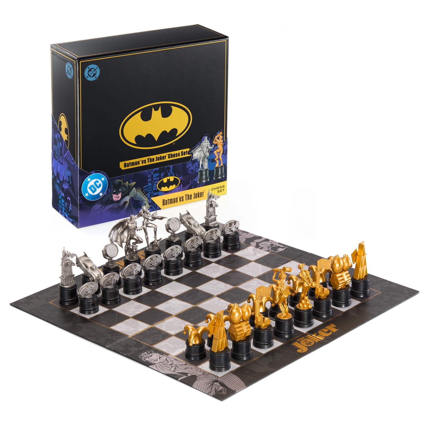 NOBLE COLLECTION - DC - BATMAN VS THE JOKER - CHESS SET