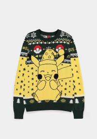 DIFUZED POKEMON - PIKACHU CHRISTMAS JUMPER - XS