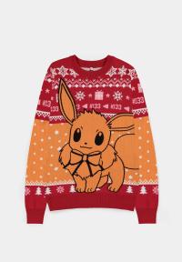 DIFUZED POKEMON - EEVEE CHRISTMAS JUMPER - S