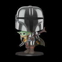 FUNKO POP: STAR WARS - MANDALORIAN - 10" MANDALORIAN W/ CHILD