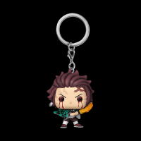 FUNKO POP KEYCHAIN: DEMON SLAYER - TANJIRO (SUN BREATHING)