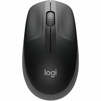 LOGITECH M190 Full-size wireless mouse - CHARCOAL - 2.4GHZ - EMEA - M190