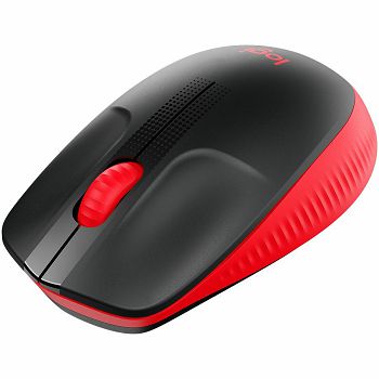 LOGITECH M190 Full-size wireless mouse - RED - 2.4GHZ - EMEA - M190