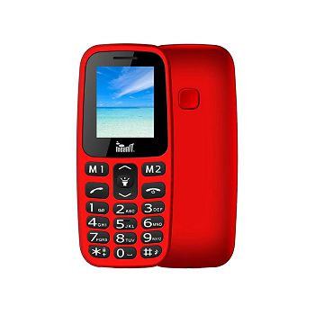 Mobitel MEANIT Veteran I, Dual SIM, crveni