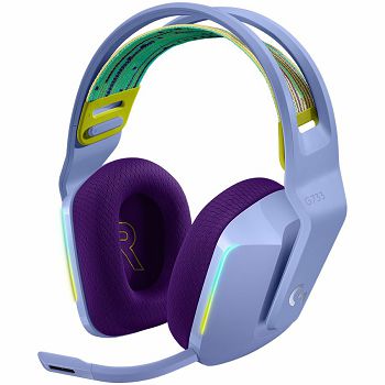 LOGITECH G733 Wireless LIGHTSPEED RGB Gaming Headset - LILAC