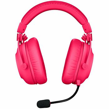 LOGITECH G PRO X2 LIGHTSPEED Wireless Gaming Headset - Blue Mic - MAGENTA