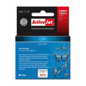 ActiveJet cyan ink Epson T0712