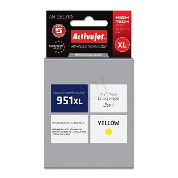 ActiveJet yellow ink HP CN048AE 951XL