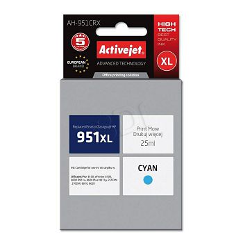 ActiveJet cyan ink HP CN046AE 951XL