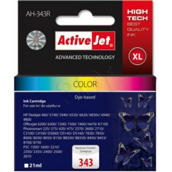 ActiveJet HP C8766EE 343 Color Ink Kit