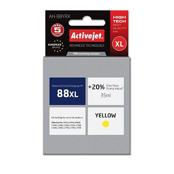 ActiveJet yellow ink HP 88XL C9393AE