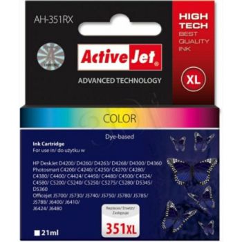 ActiveJet HP CB338 351XL Color Ink Kit