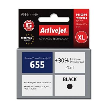 ActiveJet black ink HP CZ109AE 655