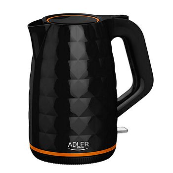 Adler water heater 1.7L 2200W black plastic