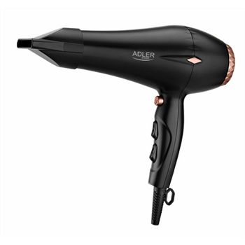 Adler hair dryer 2000 W black-gold