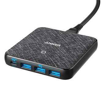 Anker PowerPort Atom III Slim A2045G11 USB charging station socket 3 x USB-A and 1x USB-C 60W