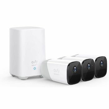 Anker Eufy security EufyCam 2 set of 3 cameras + base