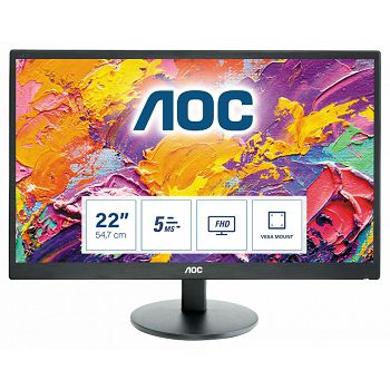 AOC E2270SWN 21.5'' computer monitor.