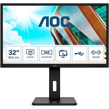 AOC Q32P2 31.5 "IPS QHD 75Hz monitor