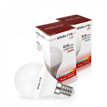 ASALITE LED bulb E14 5W 3000K 410lm