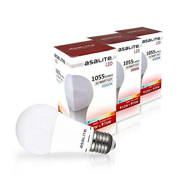 ASALITE LED bulb E27 12W 3000K 1055lm