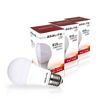 ASALITE LED bulb E27 9W 6500K 810lm