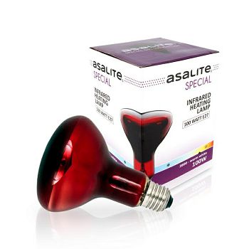 ASALITE IR lamp E27 G95 100W 2800K