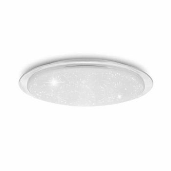 Asalite LED ceiling lamp LILY 48W 3000K 4320 lumens round star/glitter effect