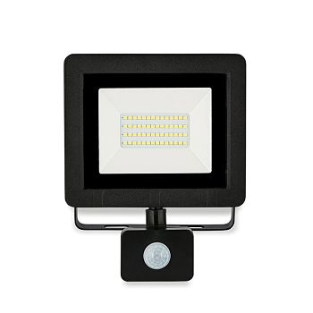 ASALITE LED reflector 30W 4500K, 2400Lm + sensor