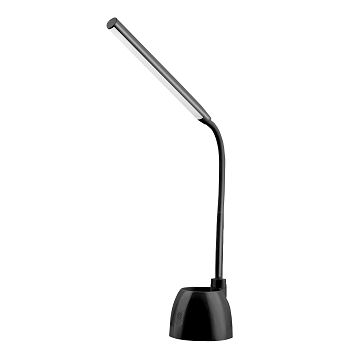 ASALITE table lamp 6W, 4000K, 480lm, black, dimmer