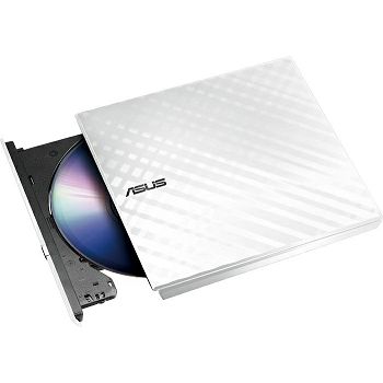 ASUS SDRW-08D2S-U LITE DVD+/-RW 8X USB slim external recorder - white