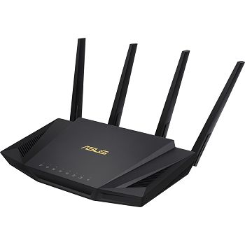 ASUS RT-AX58U V2 MU-MIMO Dual-Band WiFi 6 AC3000 wireless router, 802.11ax/ac/a/g/b/n, 2402+574Mbps