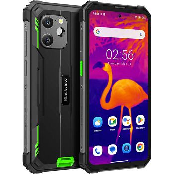 Blackview smart rugged phone BV8900 8GB+256GB with built-in thermal camera, green.