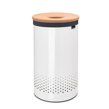 Brabantia laundry basket 60L round, white