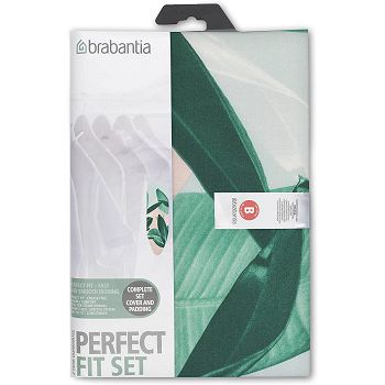 Brabantia cover and lining for ironing board B 124x38cm Tropical Leaves