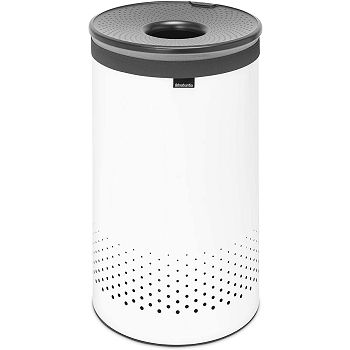 Brabantia laundry basket 60L round, white