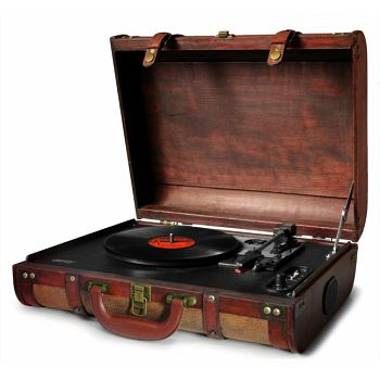 Camry vintage portable turntable in a suitcase