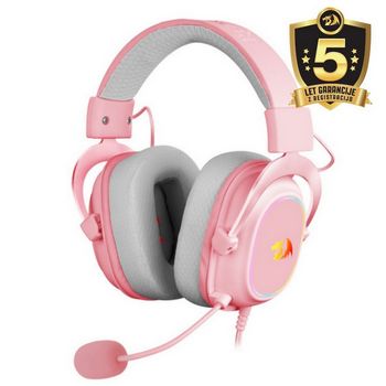 HEADSET - REDRAGON ZEUS-X PINK - 6950376708656