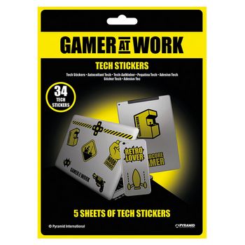 GAMER AT WORK TECH NALEPKE PYRAMID - 5050293474137