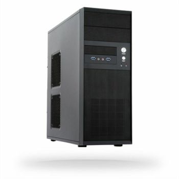 Chieftec CQ-01B-U3-OP USB3 ATX case, black