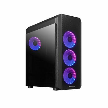 Chieftec SCORPION 4 USB3.2 ATX A-RGB case, black