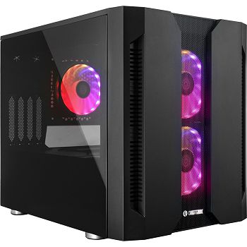 Chieftronic M2 USB3.1 Gen1 mATX RGB case, black