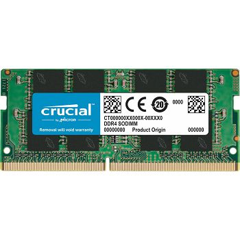 Crucial 16GB DDR4-2666 SODIMM PC4-21300 CL19, 1.2V
